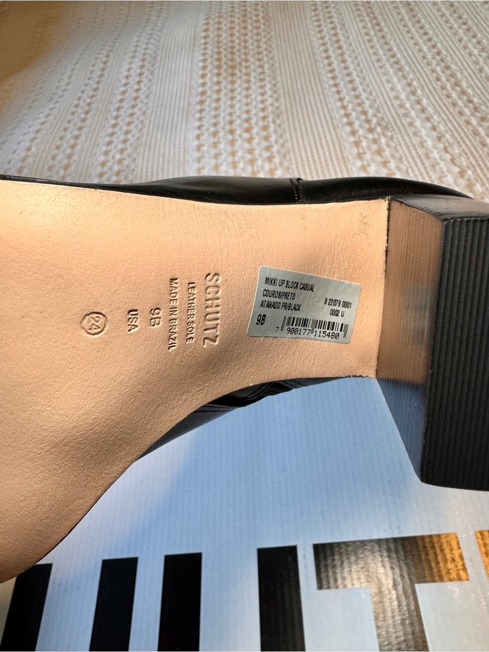 SCHUTZ Mikki Up Block Boot Size 9 - Picture 7 of 12